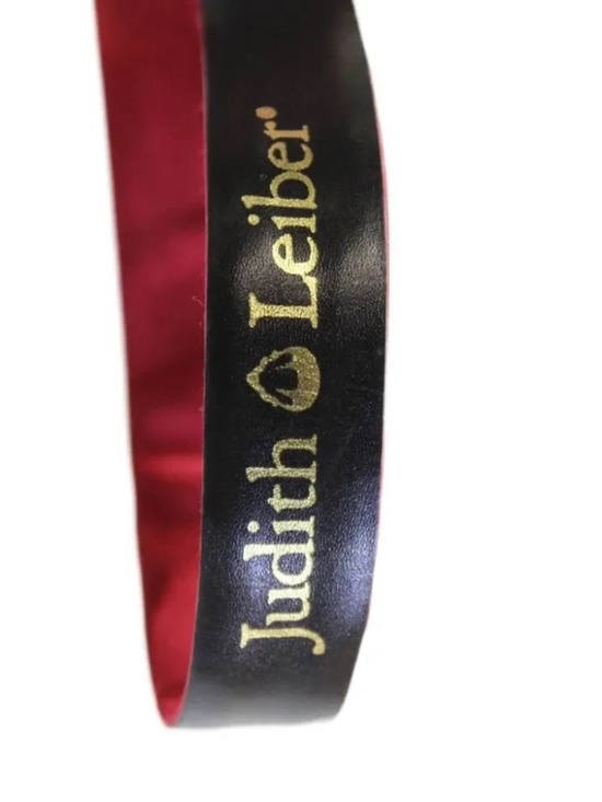 Judith Leiber Satin Adjustable Purse Buckle Belt Size M main image 6